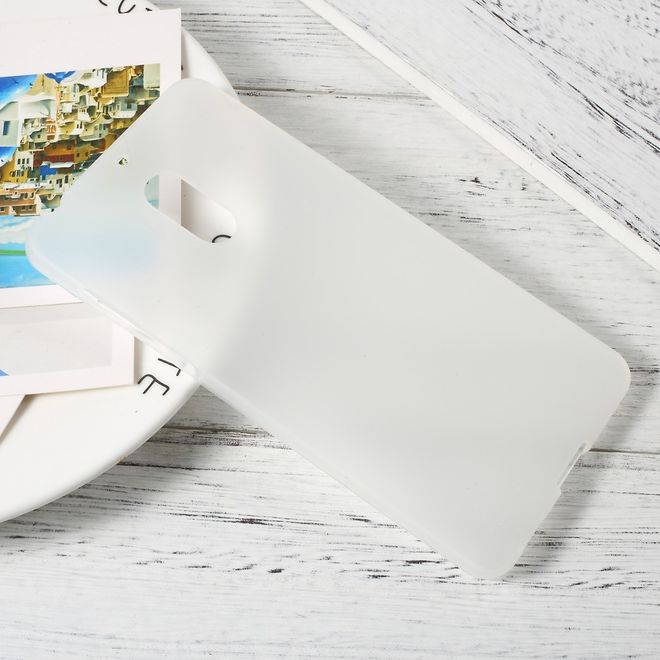 Handyhülle für Nokia 6 - Cover aus sanftem TPU Plastik - matt - transparent