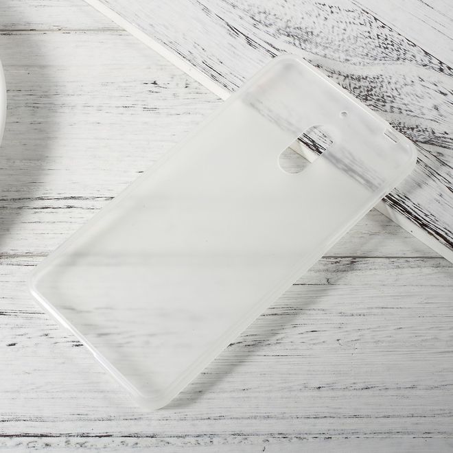 Handyhülle für Nokia 6 - Cover aus sanftem TPU Plastik - matt - transparent