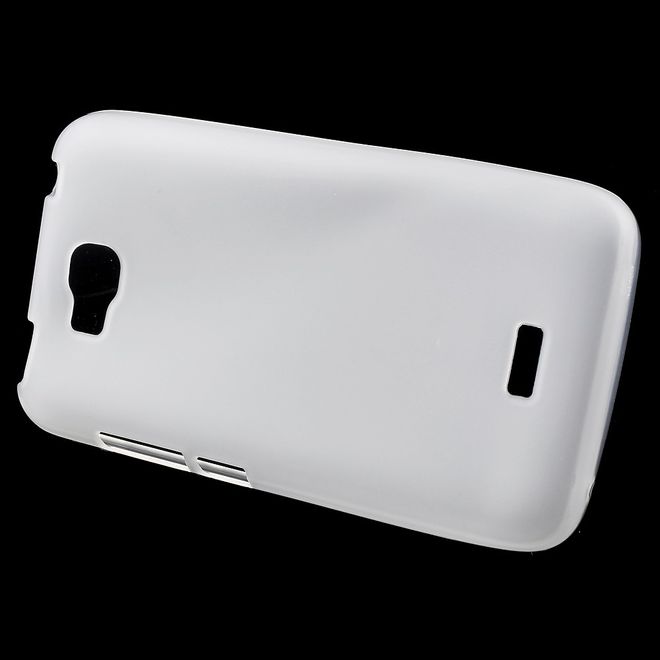 Huawei Y5c/Honor Bee Handyhülle - TPU Softcase - matt - weiss