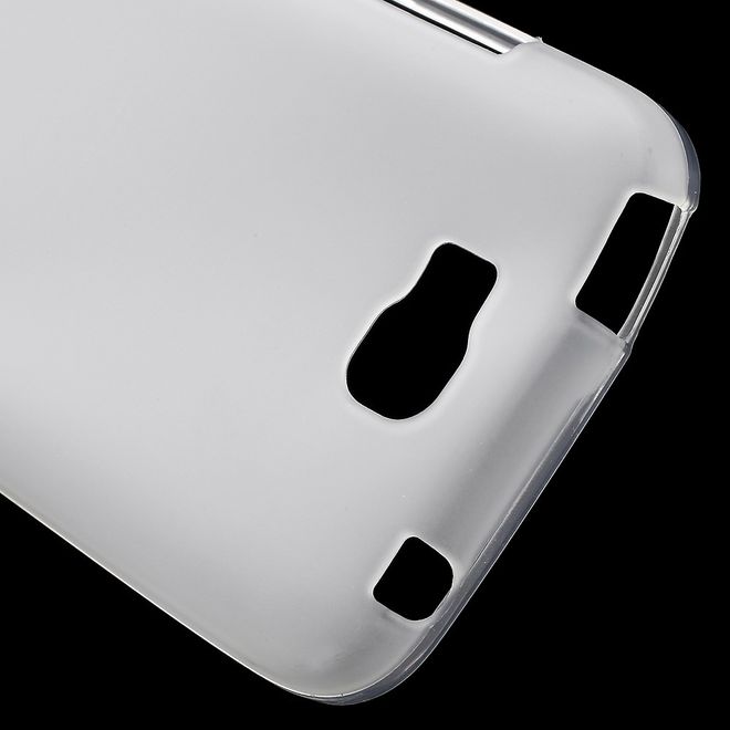 Huawei Y5c/Honor Bee Handyhülle - TPU Softcase - matt - weiss