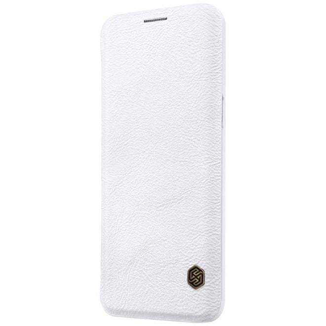 Nillkin - Samsung Galaxy S8 Plus Hülle - Leder Case - Qin Series - weiss