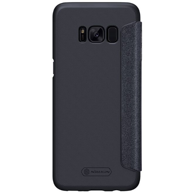 Nillkin - Samsung Galaxy S8 Plus Case - Leder Hülle - Sparkle Series - schwarz