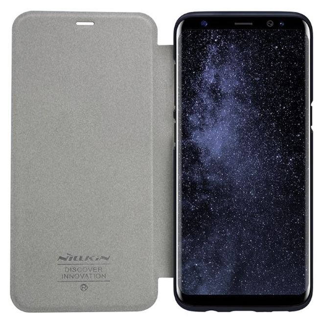 Nillkin - Samsung Galaxy S8 Plus Case - Leder Hülle - Sparkle Series - schwarz