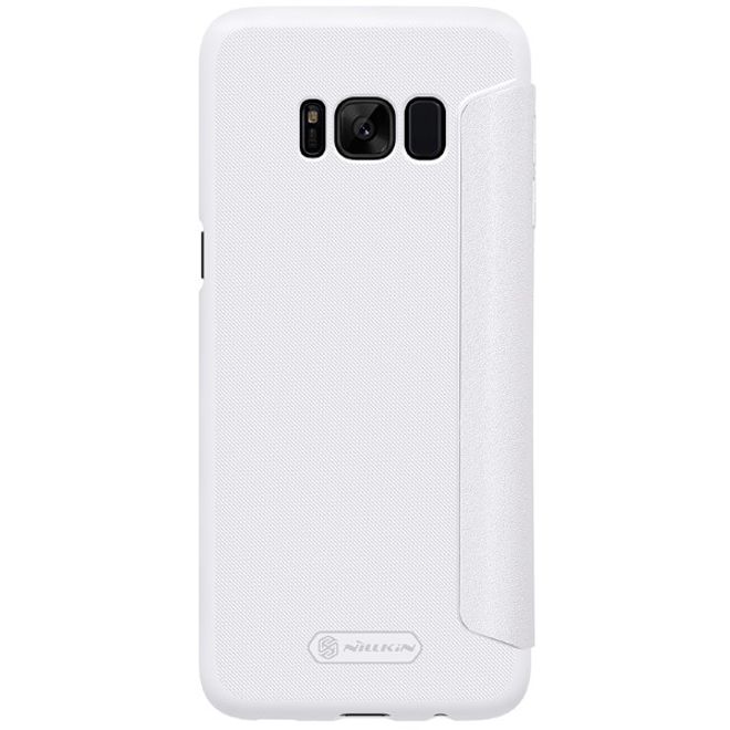 Nillkin - Samsung Galaxy S8 Plus Case - Leder Hülle - Sparkle Series - weiss