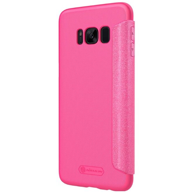 Nillkin - Samsung Galaxy S8 Plus Case - Leder Hülle - Sparkle Series - rosa