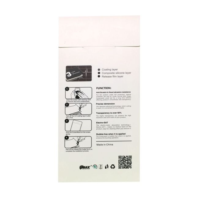 Vmax - Motorola Moto G5 Schutzfolie aus mattem PET - transparent