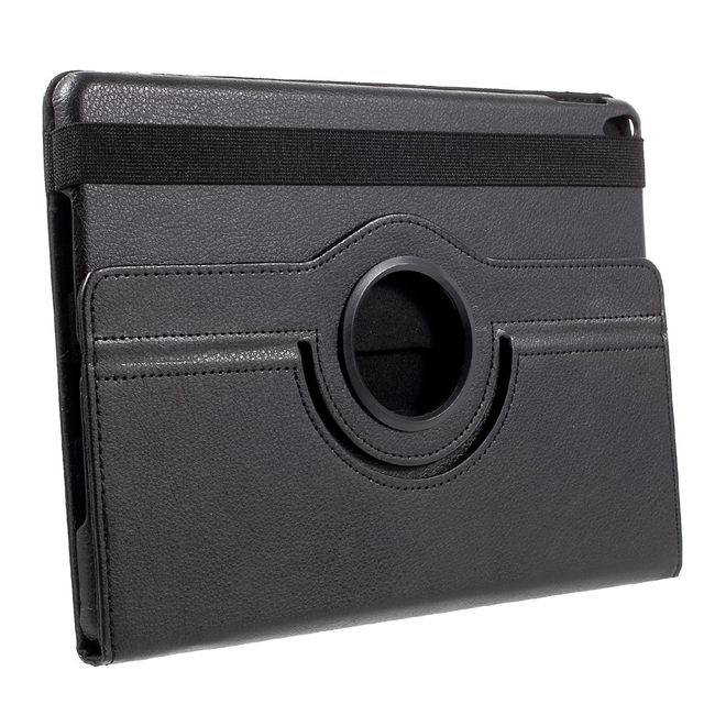 Étui pour tablette iPad Air (2019) / iPad Pro 10,5 pouces (2017) - Étui en cuir - Rotatif avec fonction support - Noir