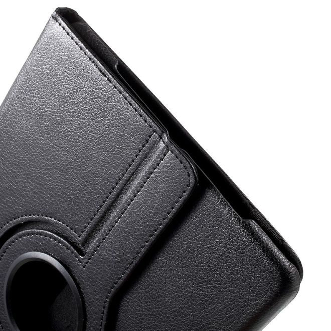 Étui pour tablette iPad Air (2019) / iPad Pro 10,5 pouces (2017) - Étui en cuir - Rotatif avec fonction support - Noir