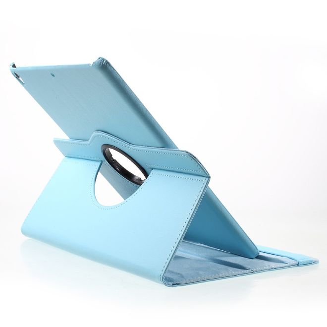 iPad Air (2019) / iPad Pro 10.5 (2017) Tablet Hülle - Case aus Leder - rotierbar und mit Standfunktion - hellblau