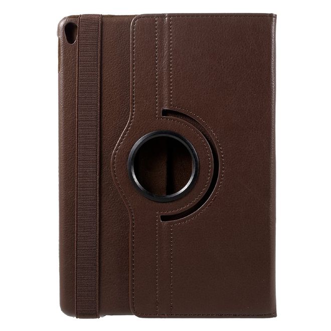 Étui pour tablette iPad Air (2019) / iPad Pro 10,5 pouces (2017) - Étui en cuir - Rotatif avec fonction support - Marron