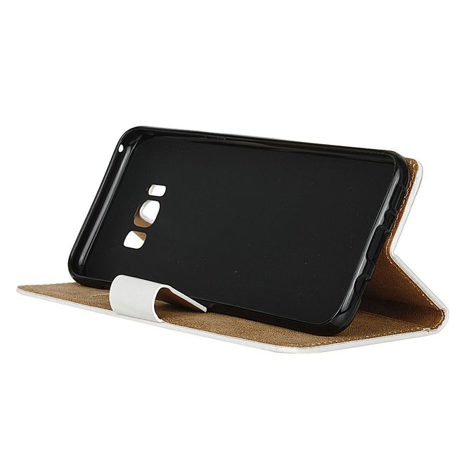 Handy Hülle für Samsung Galaxy S8 Plus - Case aus Leder - grosse Kreise mit Muster