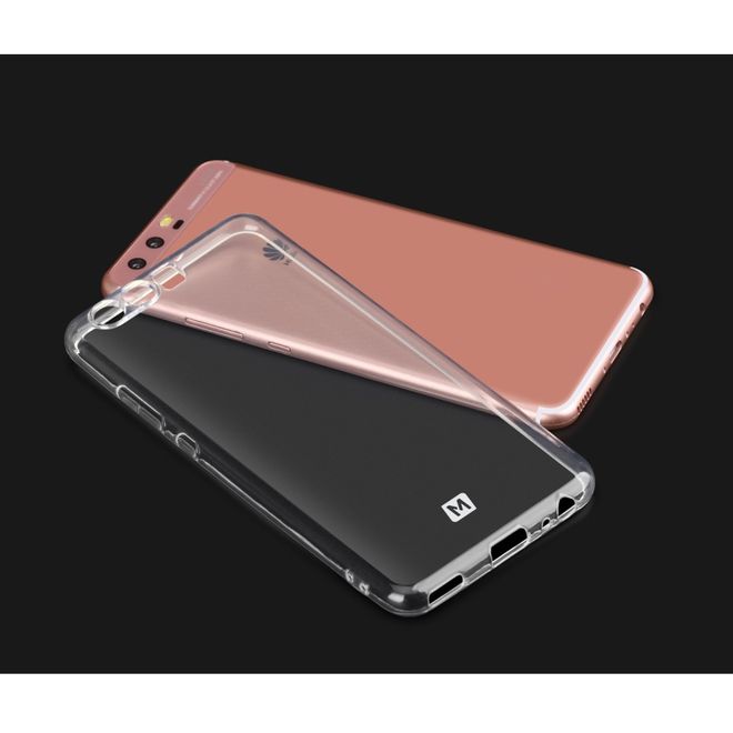 Momax - Huawei P10 Plus Handy Case - Hülle aus elastischem TPU Plastik - ultradünn - transparent