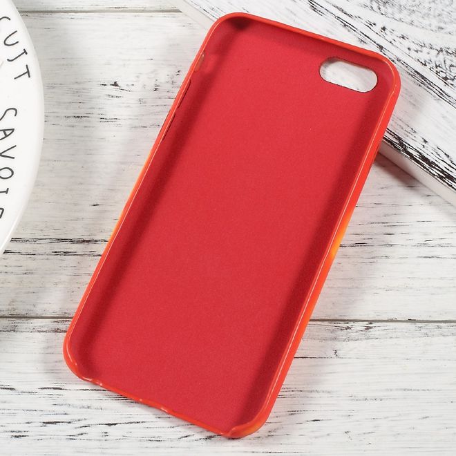 iPhone 6/6S Handyhülle - TPU Soft Case - Temperaturabhängiger Farbwechsel - rot/schwarz
