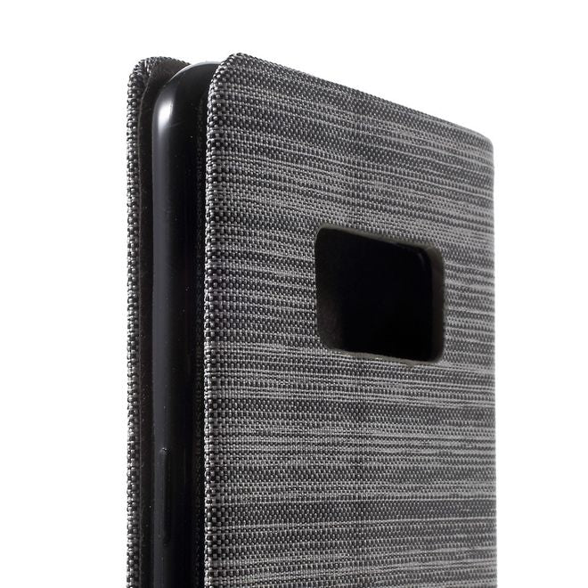 Samsung Galaxy S8 Handycase - Bookcover - zweifarbig - hellgrau