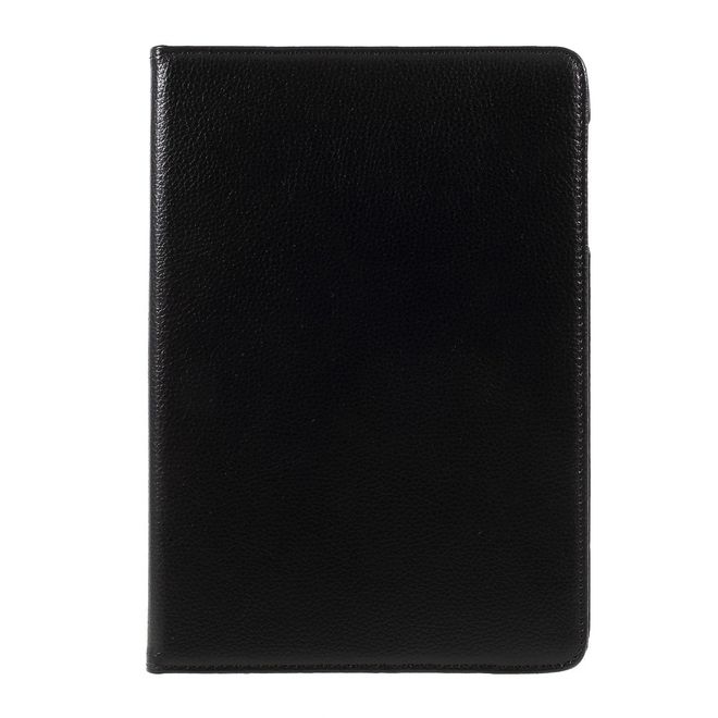Samsung Galaxy Tab S3 9.7 Hülle - Cover aus Leder - rotierbar und mit Litchitextur - schwarz