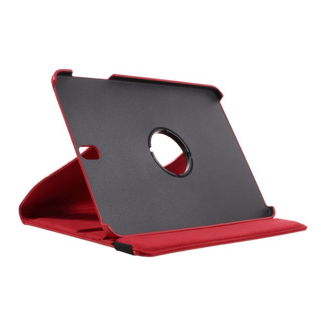 Samsung Galaxy Tab S3 9.7 Hülle - Cover aus Leder - rotierbar und mit Litchitextur - rot