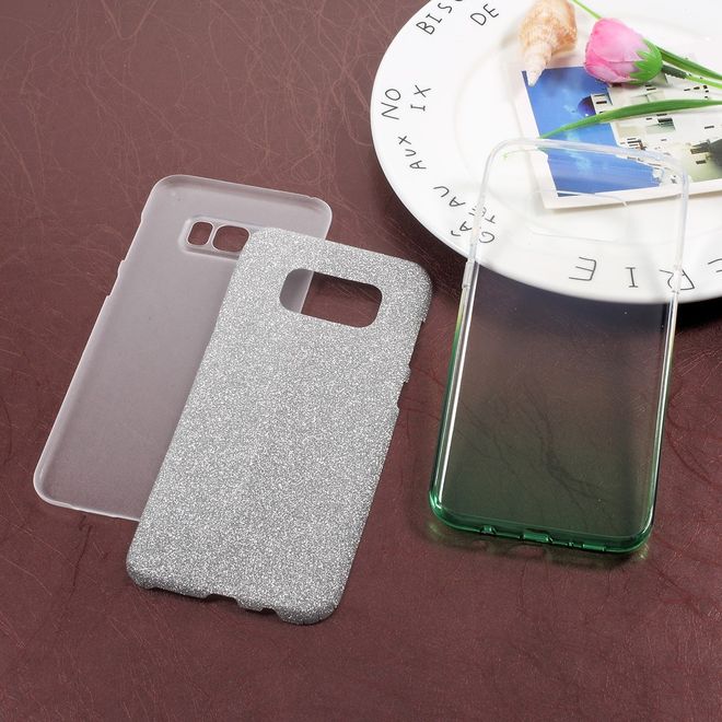 Samsung Galaxy S8 Plus Handy Hülle - TPU Softcase - mit Farbverlauf - grün