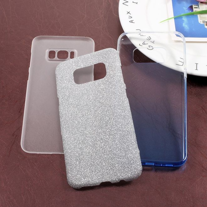 Samsung Galaxy S8 Plus Handy Hülle - TPU Softcase - mit Farbverlauf - dunkelblau