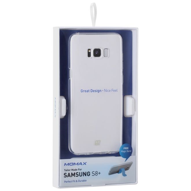 Momax - Samsung Galaxy S8 Plus Softcase - Hülle aus elastischem TPU Plastik - ultradünn - transparent