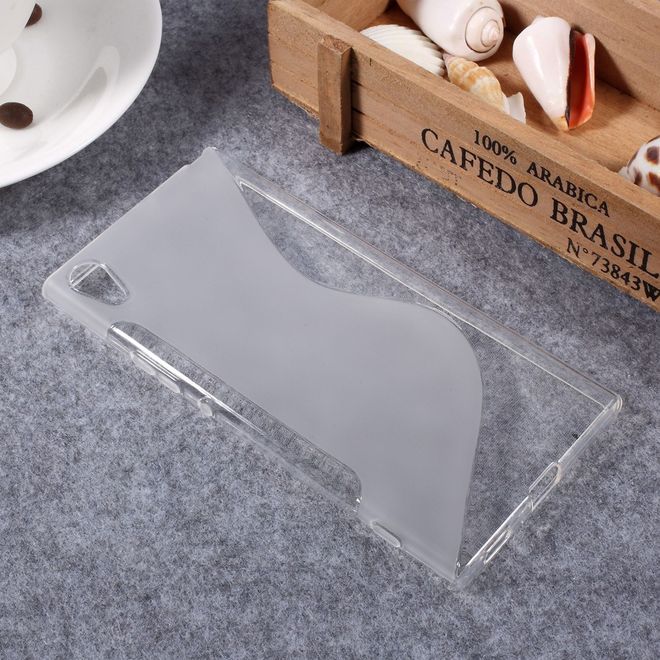 Sony Xperia XA1 Ultra Hülle - TPU Soft Case - S-Shape - transparent