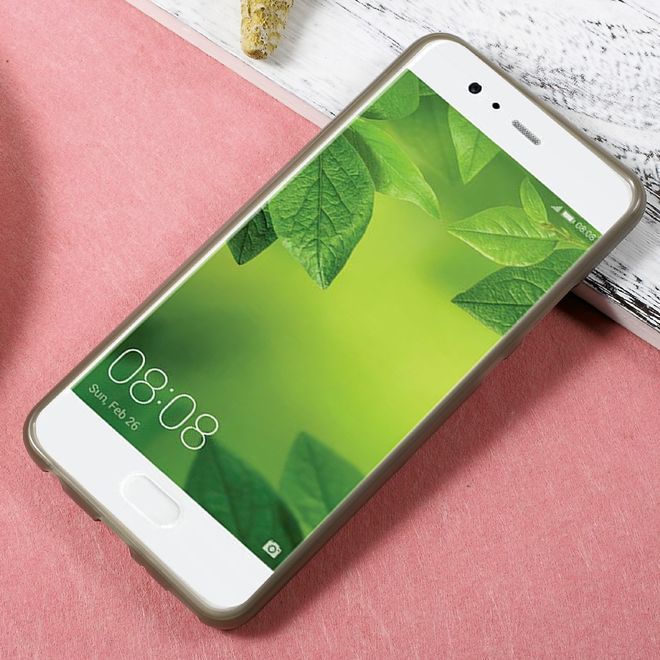 Huawei P10 Plus Handy Hülle - TPU Soft Case - matt - grau