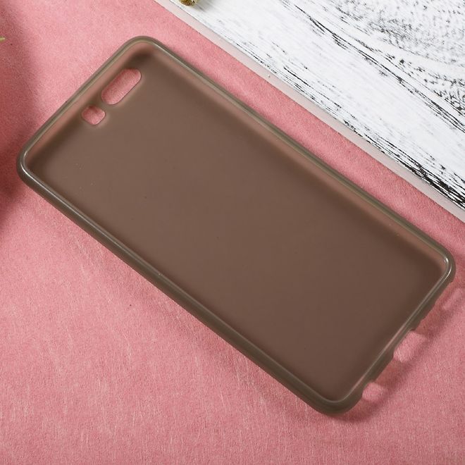 Huawei P10 Plus Handy Hülle - TPU Soft Case - matt - grau