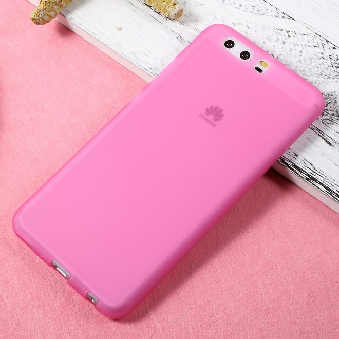Huawei P10 Plus Handy Hülle - TPU Soft Case - matt - rosa