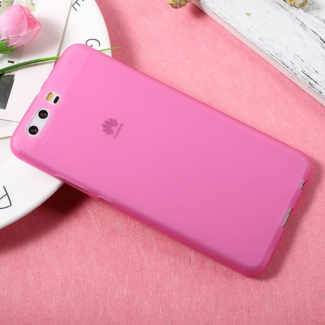 Huawei P10 Plus Handy Hülle - TPU Soft Case - matt - rosa