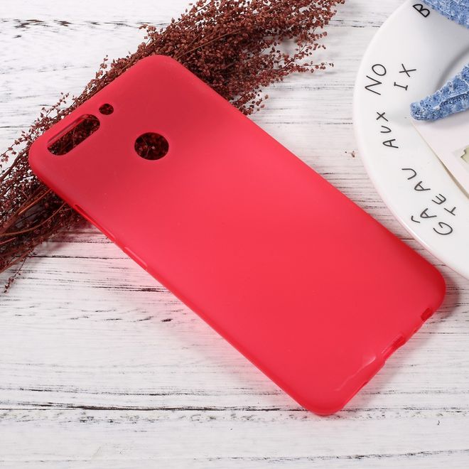 Huawei Honor 8 Pro Handyhülle - TPU Softcase - matt - rot