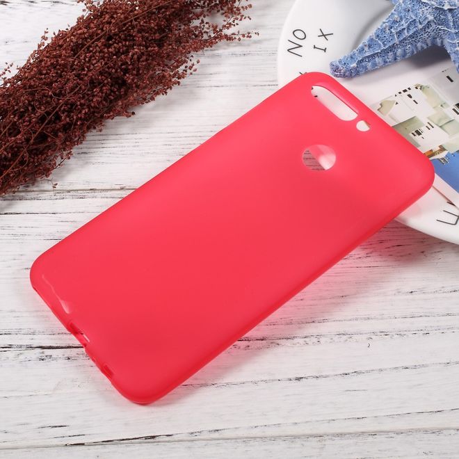 Huawei Honor 8 Pro Handyhülle - TPU Softcase - matt - rot
