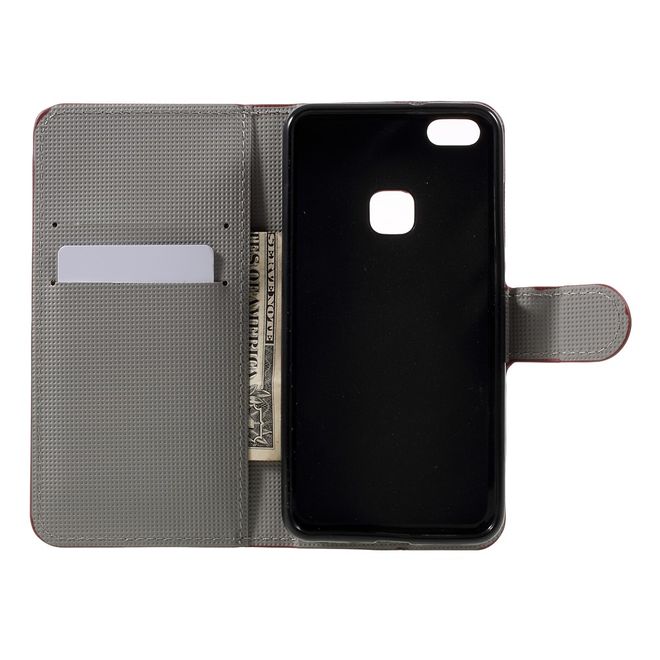 Huawei P10 Lite Handy Cover - Hülle aus Leder - UK Flagge im Retrolook