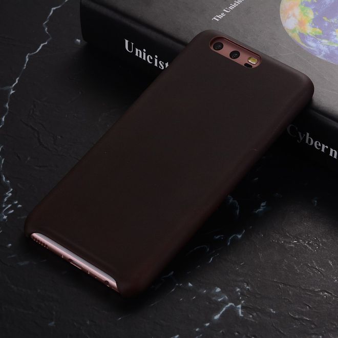 Huawei P10 Handyhülle - TPU Soft Case - Temperaturabhängiger Farbwechsel - schwarz/rot