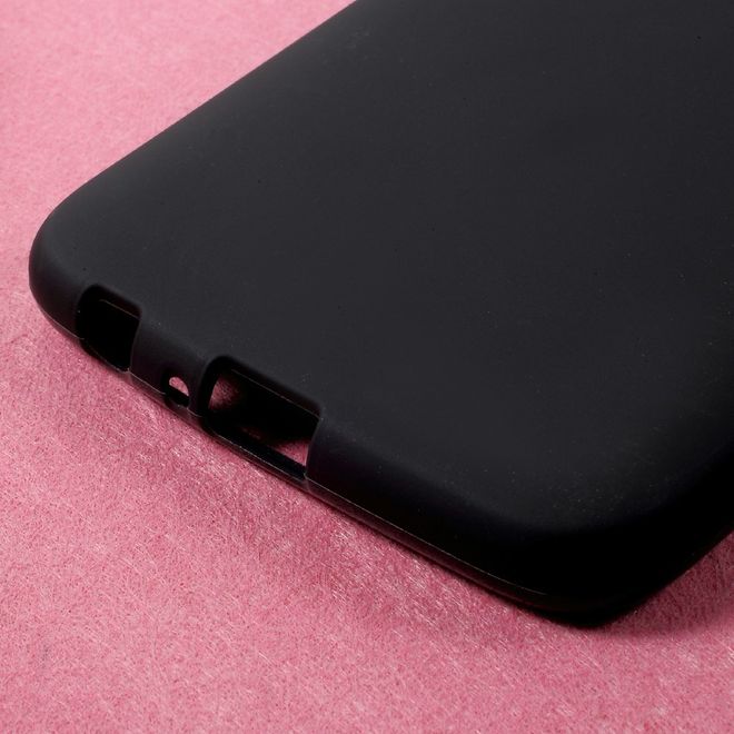 Étui pour Lenovo Moto G5 Plus - Coque souple en TPU - Noir mat