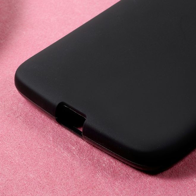 Étui pour Lenovo Moto G5 - Coque souple en TPU - Noir mat