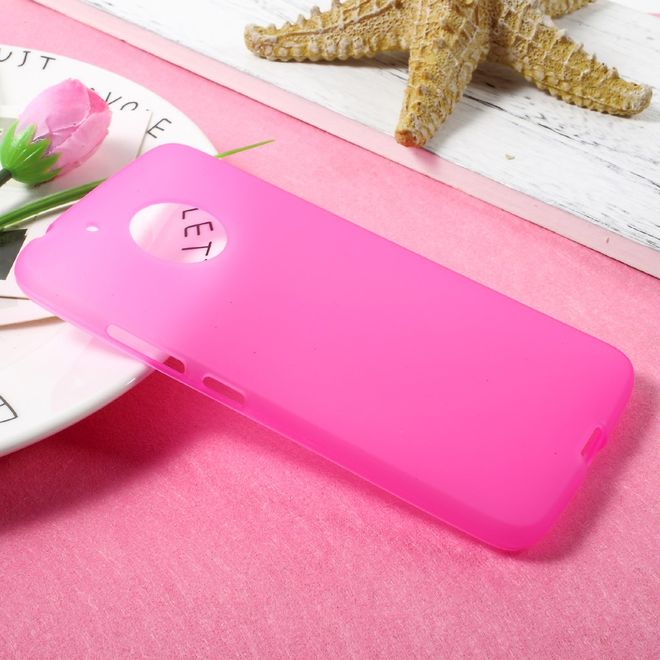 Coque pour Lenovo Moto G5 - Coque souple en TPU - Finition mate - Rose