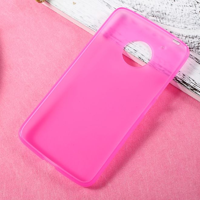 Coque pour Lenovo Moto G5 - Coque souple en TPU - Finition mate - Rose
