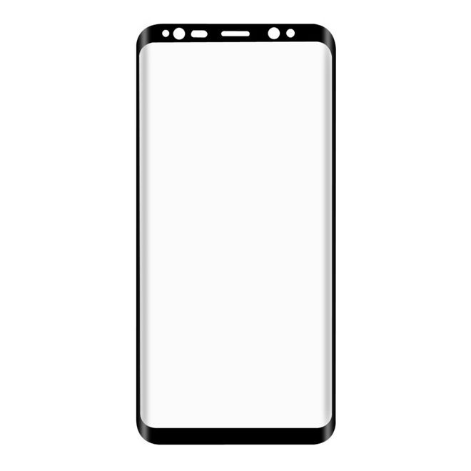 Hat Prince - Samsung Galaxy S8 Schutzglas - 3D Curved - 0.26mm dick - schwarz