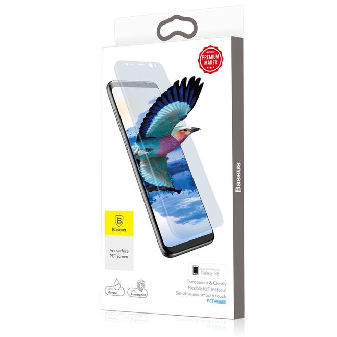 Baseus - Samsung Galaxy S8 Plus Schutzfolie - aus PET - 0.1mm dick