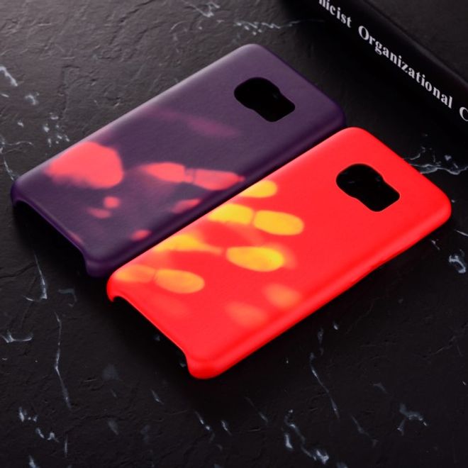Samsung Galaxy S8 Plus Handyhülle - TPU Soft Case - Temperaturabhängiger Farbwechsel - rot/gelb