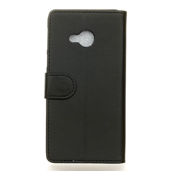 Handy Hülle für HTC U Play - Leder Bookcover - mit Standfunktion - schwarz