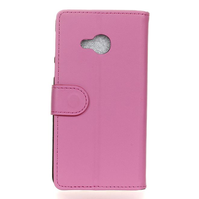 Handy Hülle für HTC U Play - Leder Bookcover - mit Standfunktion - rosa