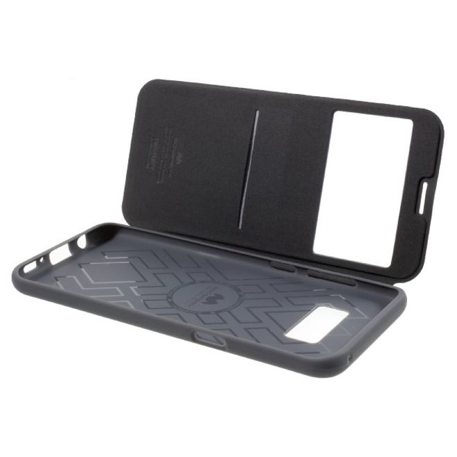Goospery - Cover für Samsung Galaxy S8 Plus - Handyhülle aus Plastik - Wow Bumper Series - grau