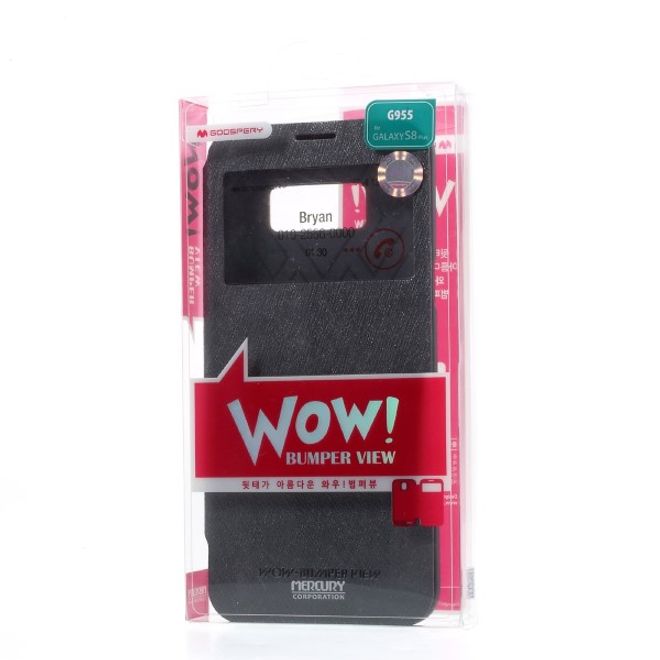 Goospery - Cover für Samsung Galaxy S8 Plus - Handyhülle aus Plastik - Wow Bumper Series - grau