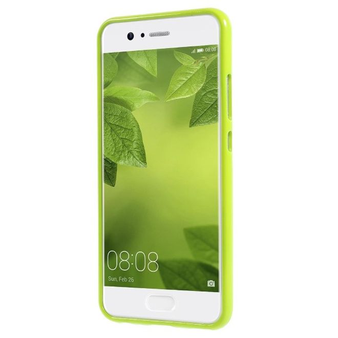 Goospery - Handy Case für Huawei P10 - TPU Softcase - Pearl Jelly Series - lime