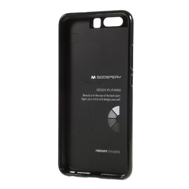 Goospery - Huawei P10 Handy Hülle - TPU Soft Case - Pearl Jelly Series - schwarz