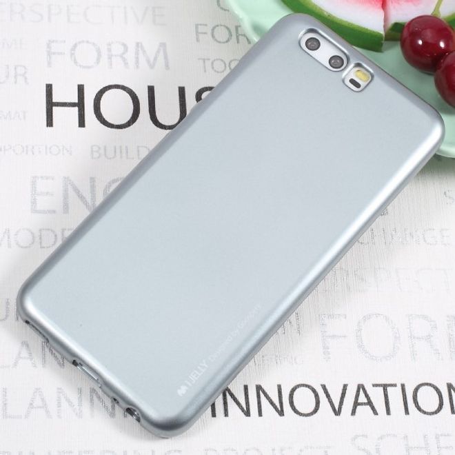 Goospery - Handy Hülle für Huawei P10 - TPU Soft Case - i Jelly Metal Series - grau