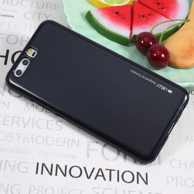 Goospery - Handy Hülle für Huawei P10 Plus - TPU Soft Case - i Jelly Metal Series - dark navy