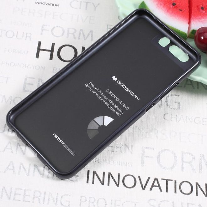 Goospery - Handy Hülle für Huawei P10 Plus - TPU Soft Case - i Jelly Metal Series - dark navy