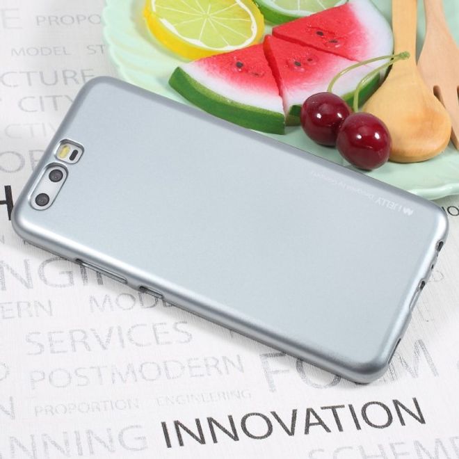 Goospery - Handy Hülle für Huawei P10 Plus - TPU Soft Case - i Jelly Metal Series - grau