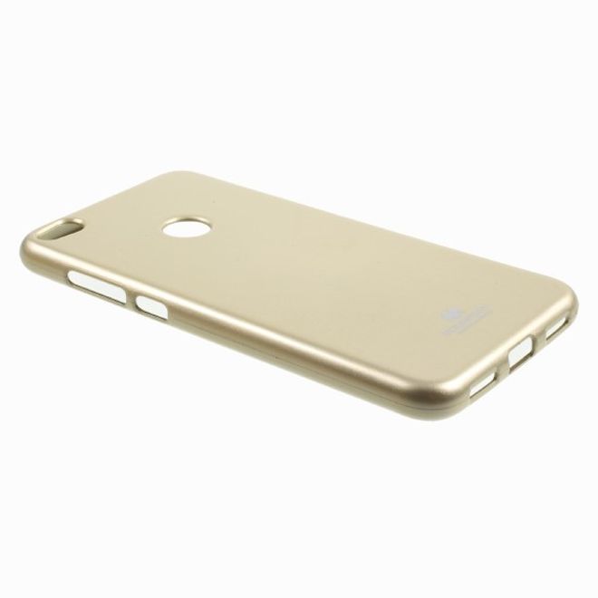Goospery - Handy Case für Huawei P8 Lite (2017) - TPU Softcase - Pearl Jelly Series - gold